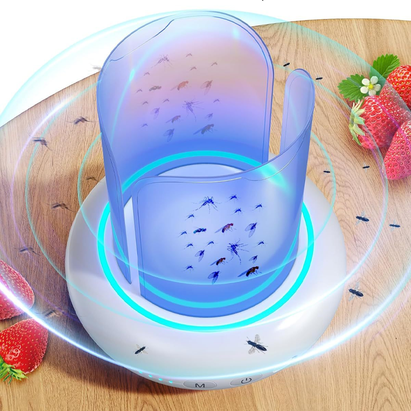 UV-ljus insektsfälla 360° mygg- och flugfångare för inomhus- och utomhusbruk