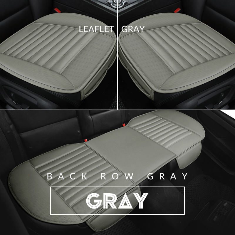 Slip-Resistant Auto Seat Cushion With PU Leather Breathability