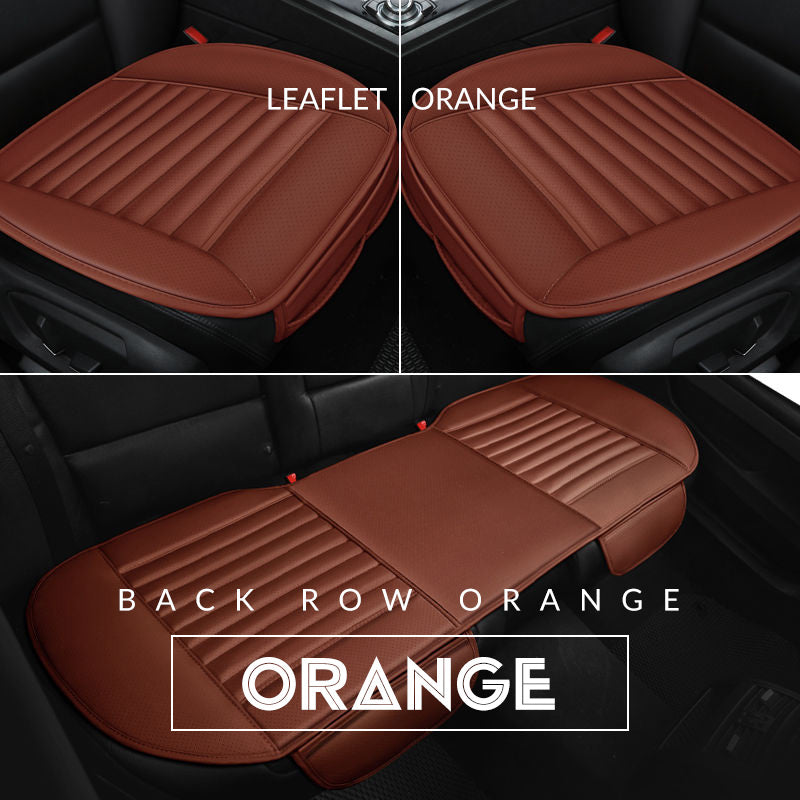 Slip-Resistant Auto Seat Cushion With PU Leather Breathability