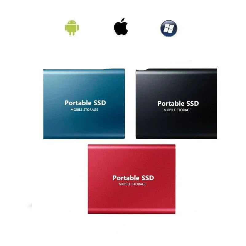 SSD esterno portatile da 2TB, unità solida ultra-veloce di dimensioni tascabili