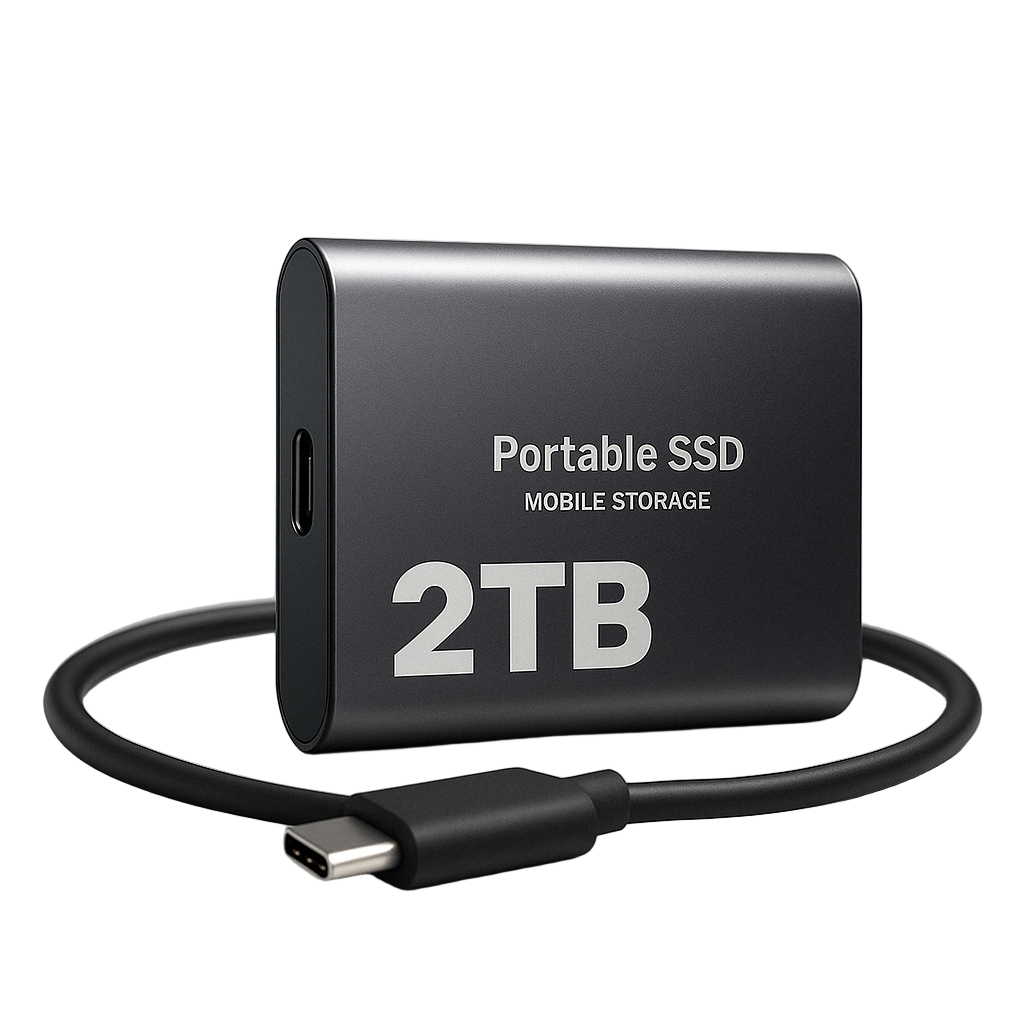 SSD esterno portatile da 2TB, unità solida ultra-veloce di dimensioni tascabili
