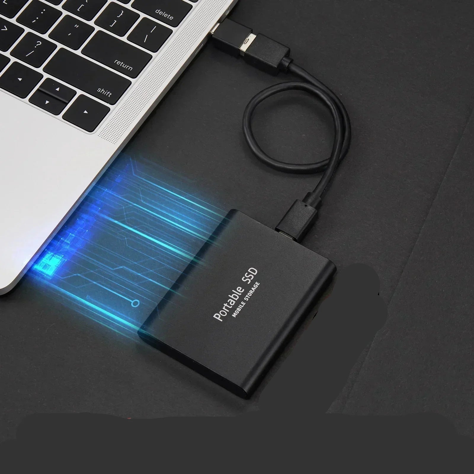 SSD esterno portatile da 2TB, unità solida ultra-veloce di dimensioni tascabili