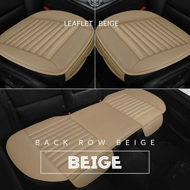 Slip-Resistant Auto Seat Cushion With PU Leather Breathability