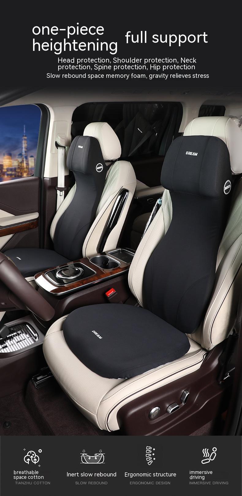Ergonomische Memory-Schaumauflage für Autositze und Kopfstützen