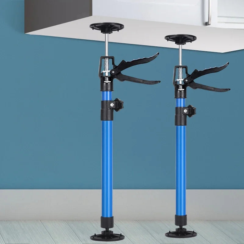 1/2 stk. Skabssupportstang i stål, teleskopisk justerbar skabsjekk til montering af skabe, understøtter op til 66 lbs pr. stang