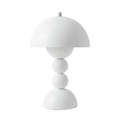 Lampada da Tavolo Nordica Minimalista Ricaricabile con Paralume in Acrilico e Ricarica USB