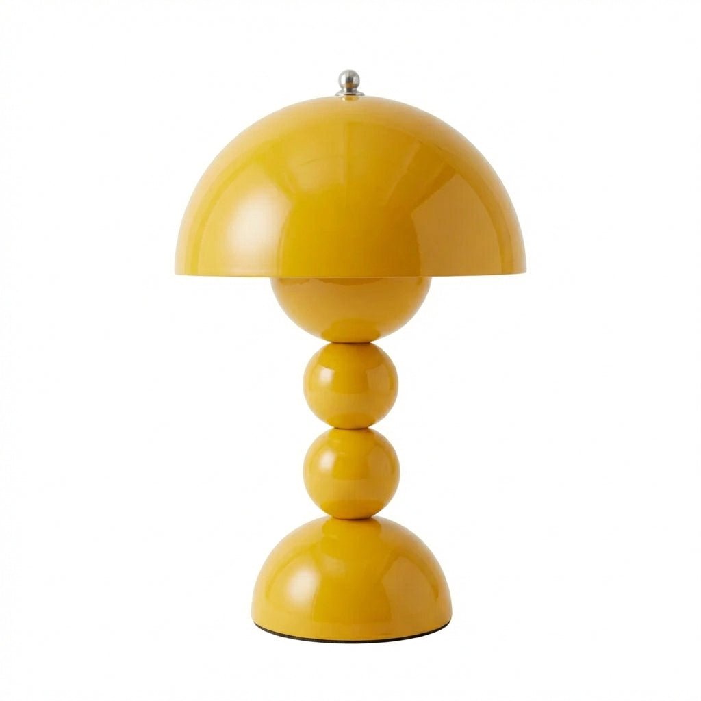 Lampada da Tavolo Nordica Minimalista Ricaricabile con Paralume in Acrilico e Ricarica USB