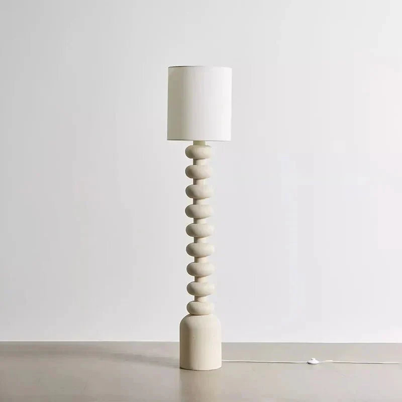 Lampe Vistara Résine et Tissu Dimmable E27 Blanc Chaud