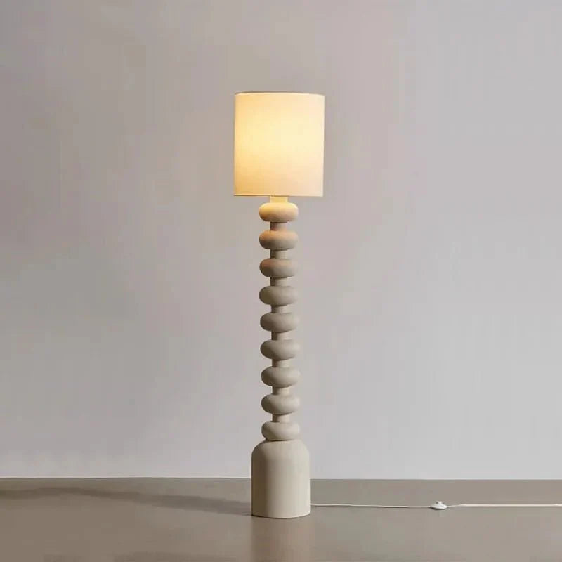 Lampe Vistara Résine et Tissu Dimmable E27 Blanc Chaud
