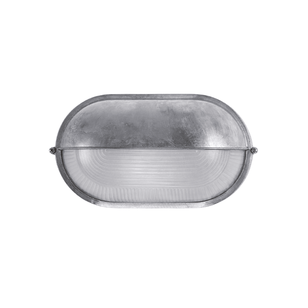 Retroindustrialna zewnętrzna lampa ścienna IP65, wodoodporna, z metalową i szklaną konstrukcją | compagnien