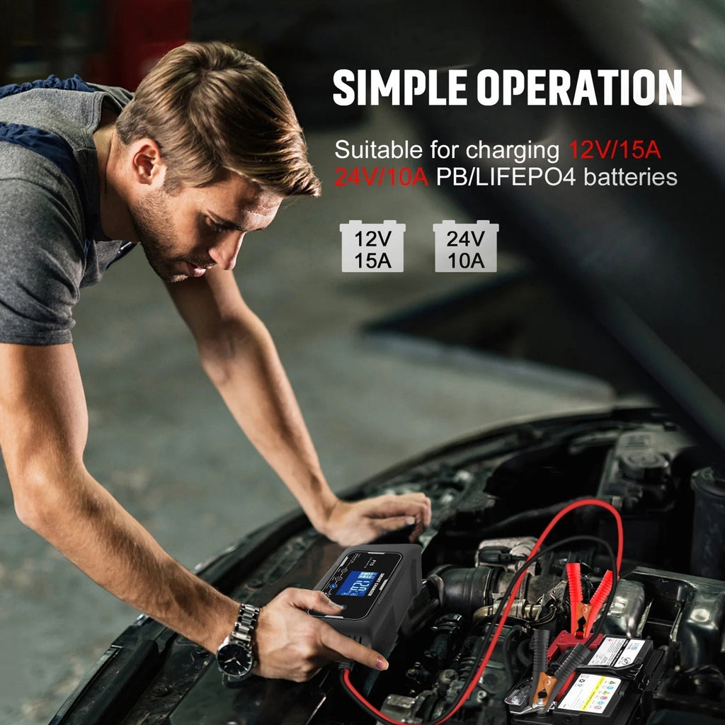 JoltNapo kapková nabíječka pro údržbu autobaterie