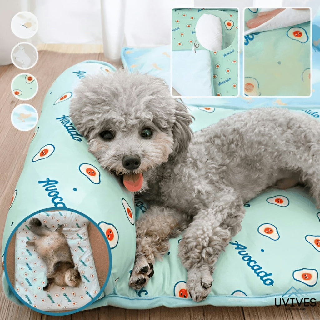 Cool Pet Mat With Silk-Ice Fabric, No Power Needed, Five Designs
