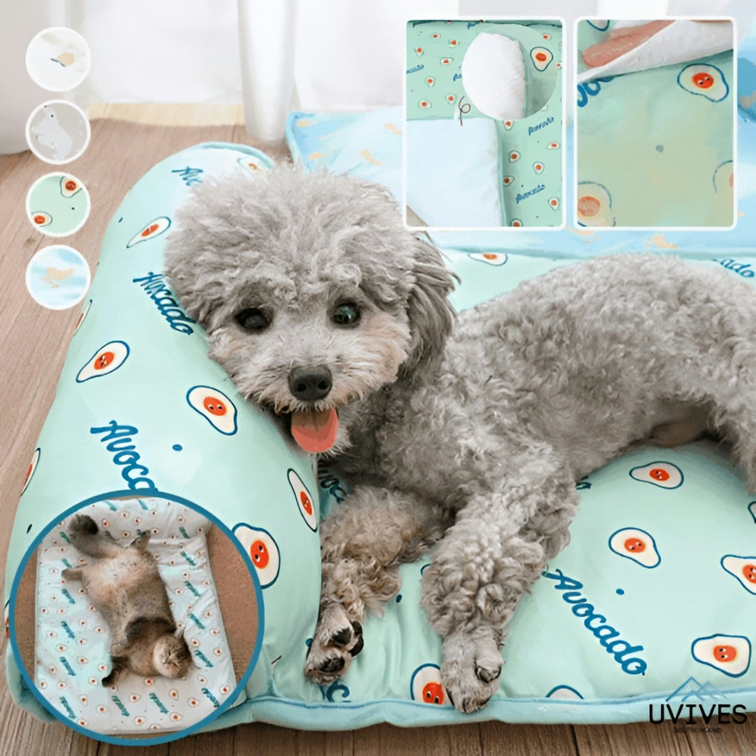 Cool Pet Mat With Silk-Ice Fabric, No Power Needed, Five Designs