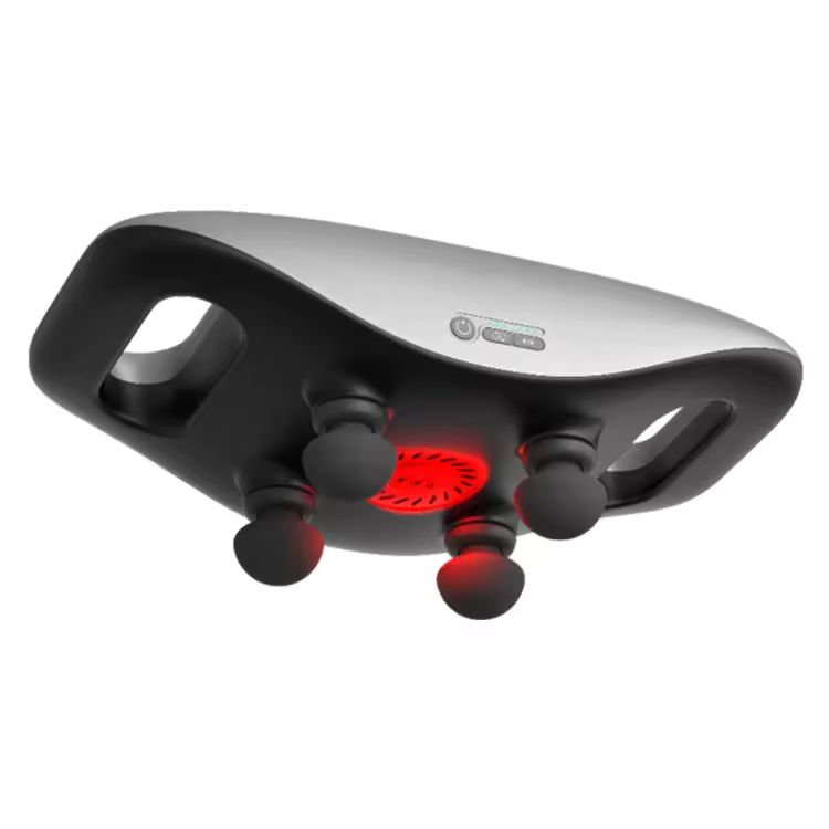 Massaggiatore FlexMotion a 4 Teste con Tecnologia a Luce Rossa