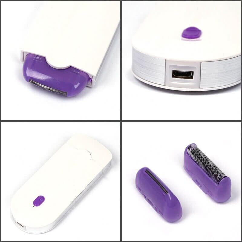 GlowEase Smerteløs Damebarberhøvel for Glatt Silkeaktig Hud