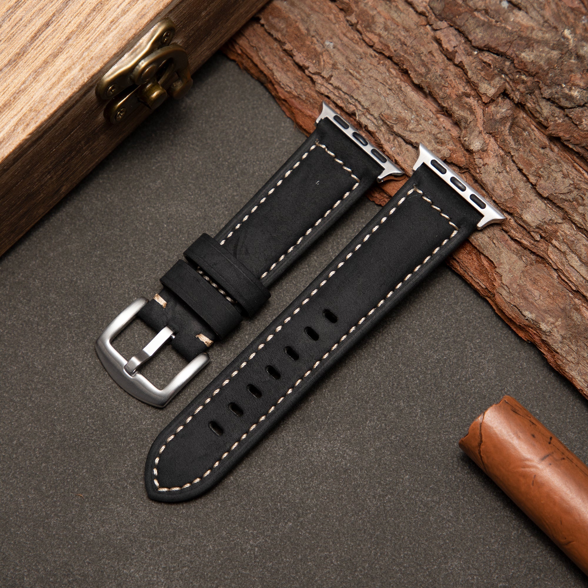 Apple Watch Band For Men With Leather, Timeless Style