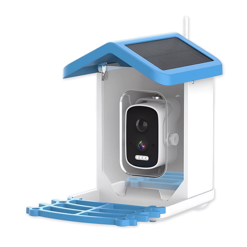 Smart Bird Feeder With AI Species ID, 2K Camera, Solar Power