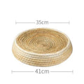 Cozy Round Cat Bed With Wool Felt Handmade Nest For Cats