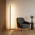 Hjørne LED Gulvlampe Med RGB Og Dimmbar Opp Ned Belysning Minimalistisk 142cm