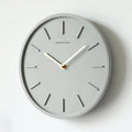 Lundra | Scandinavian Cement Wall Clock With Metal Pendant | Orntli