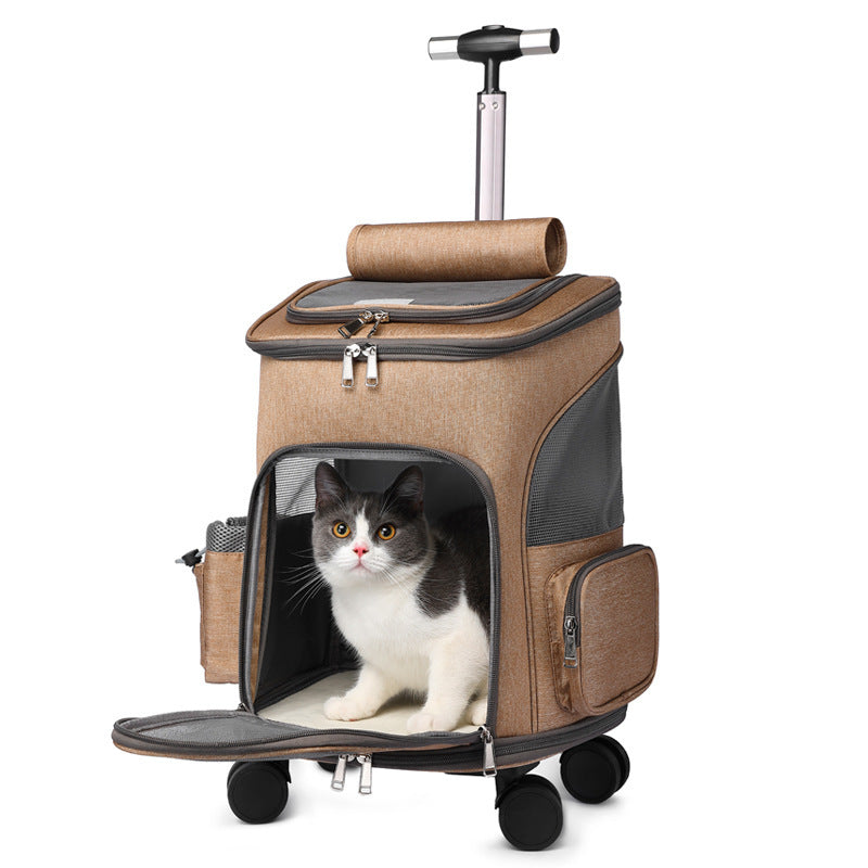 OrbitPaw Trolley - Sac pour animaux en forme de capsule spatiale pliable et portable