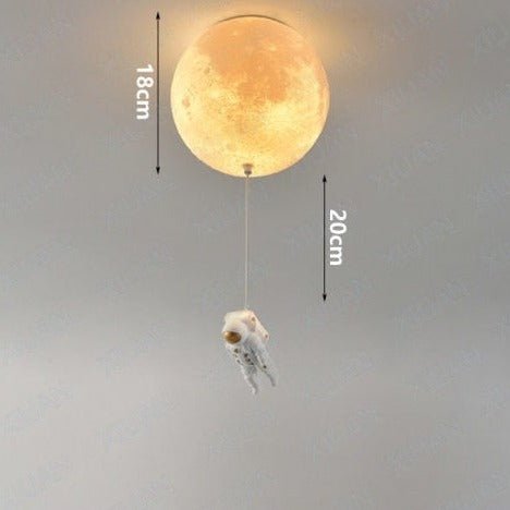 LunaBound | Astronautická měsíční závěsná lampa do dětského pokoje