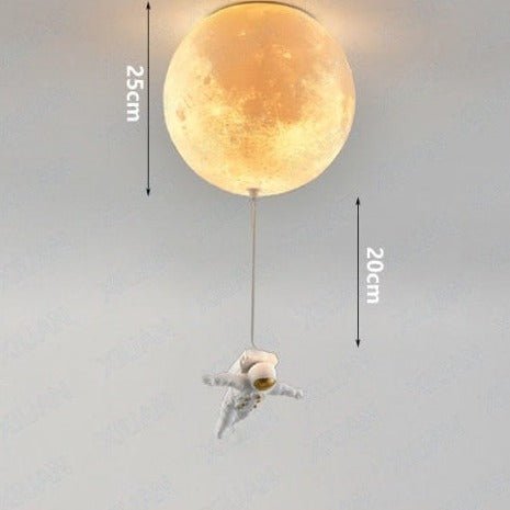 LunaBound | Astronautická měsíční závěsná lampa do dětského pokoje