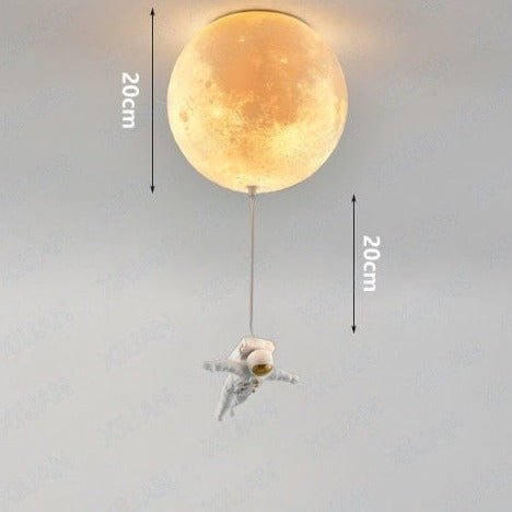 LunaBound | Astronautická měsíční závěsná lampa do dětského pokoje