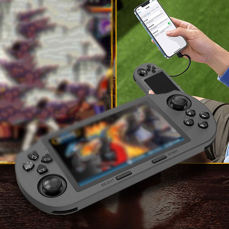 קונסולת PIXPLAY ניידת עם תצוגת HD למשחקים מרתקים