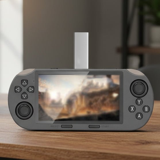 קונסולת PIXPLAY ניידת עם תצוגת HD למשחקים מרתקים