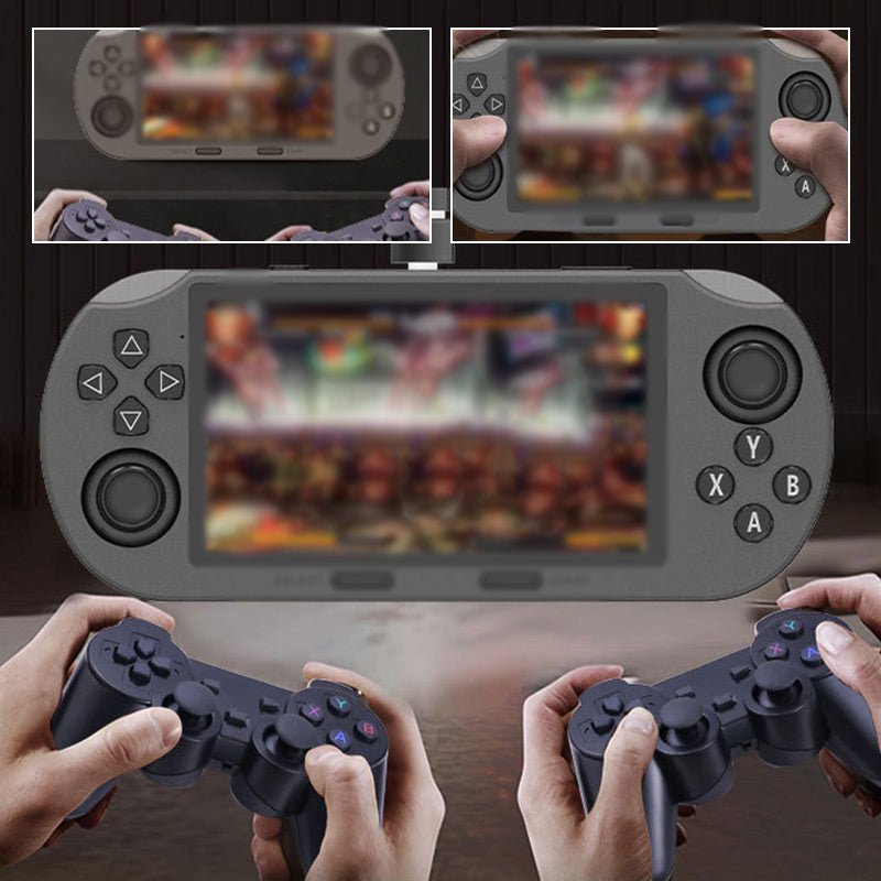 קונסולת PIXPLAY ניידת עם תצוגת HD למשחקים מרתקים