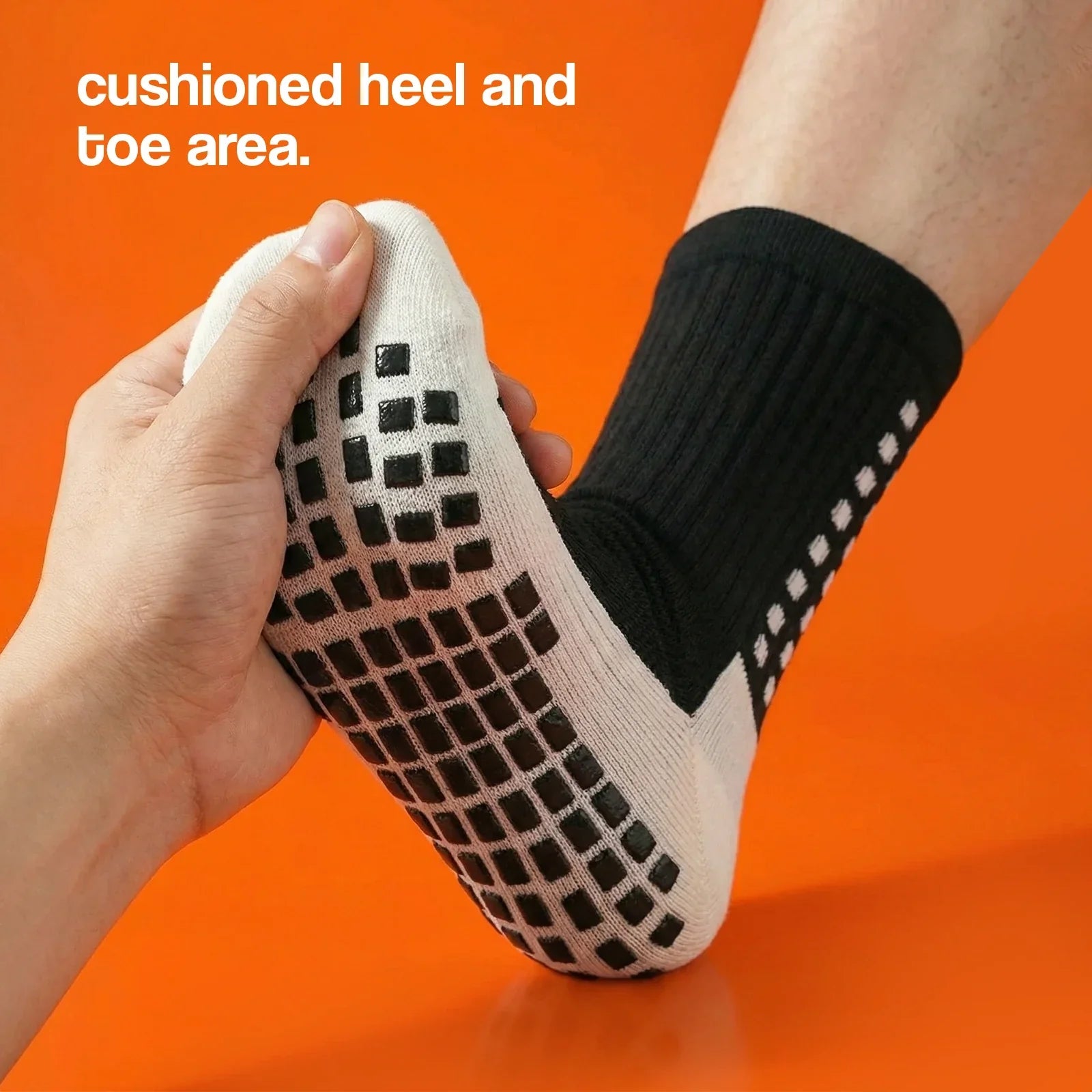 Stepprs Grip Socks Anti-Slip For Training And Home Workouts