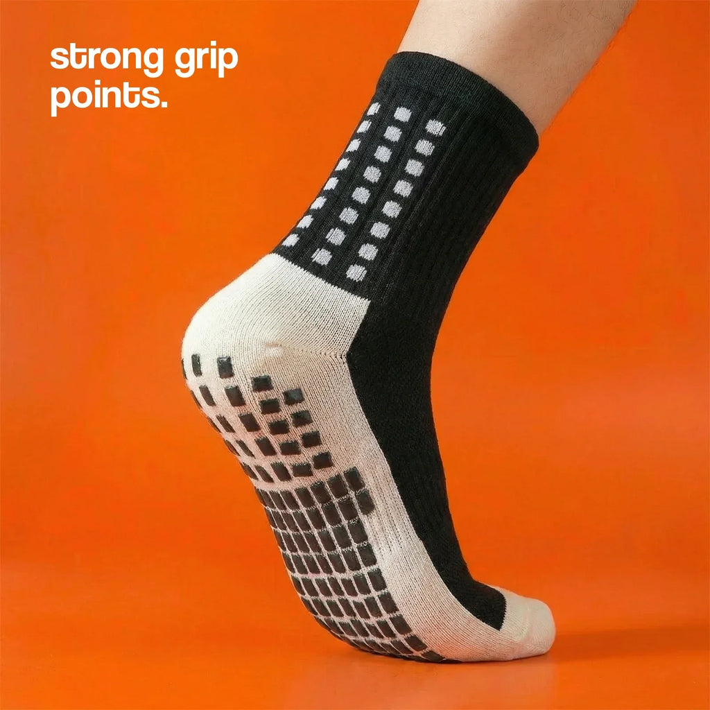 Stepprs Grip Socks Anti-Slip For Training And Home Workouts