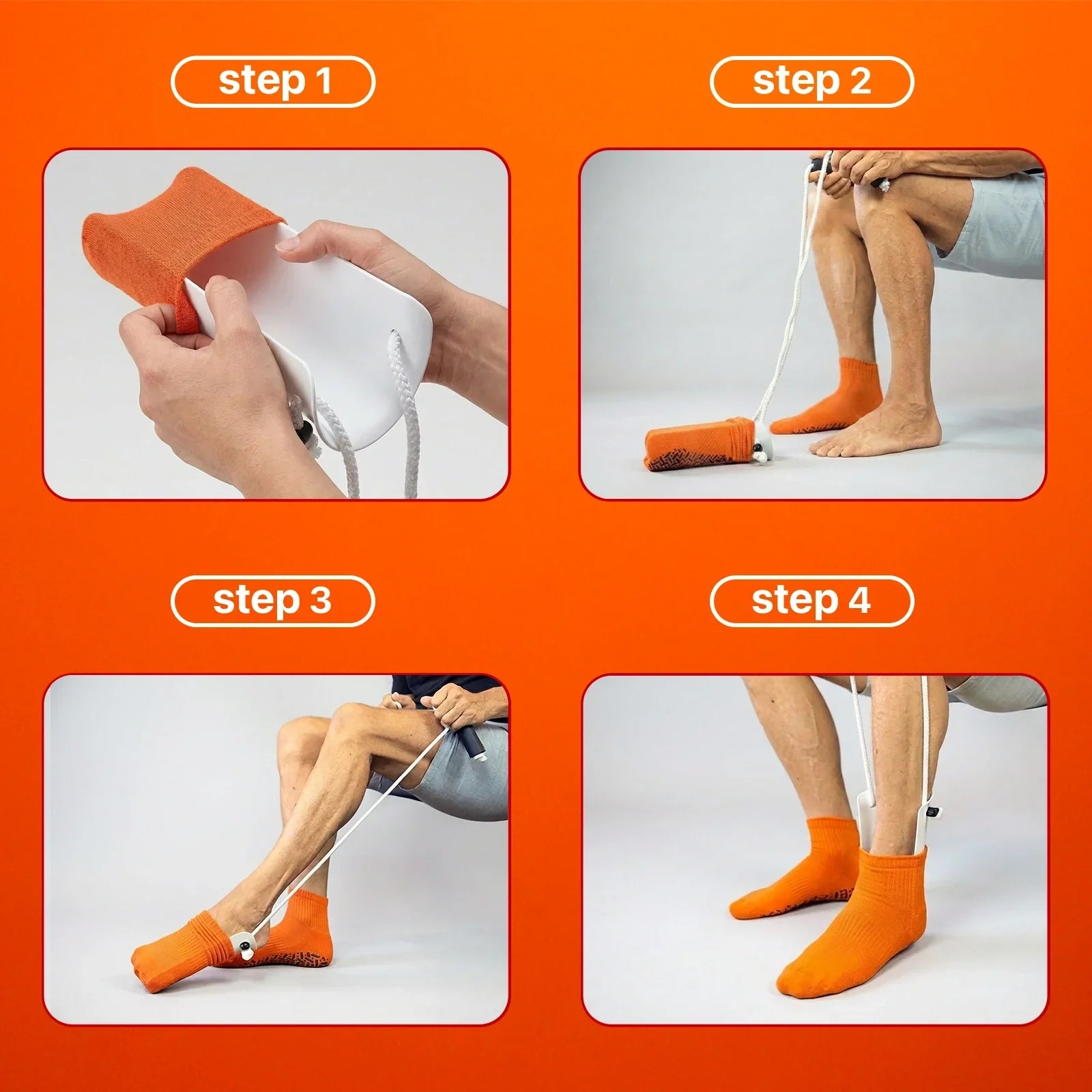 Sockenhilfe für selbstständiges Ankleiden und einfaches Sockenanziehen