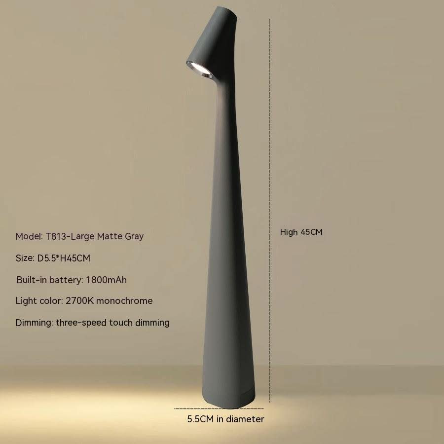 EVOLUCE oppladbar skrivebordslampe med forlenget batterilevetid