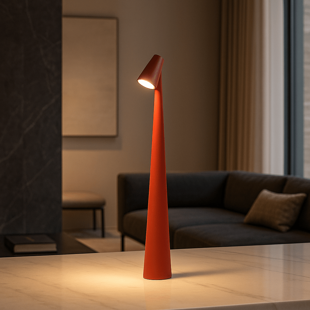 EVOLUCE oppladbar skrivebordslampe med forlenget batterilevetid