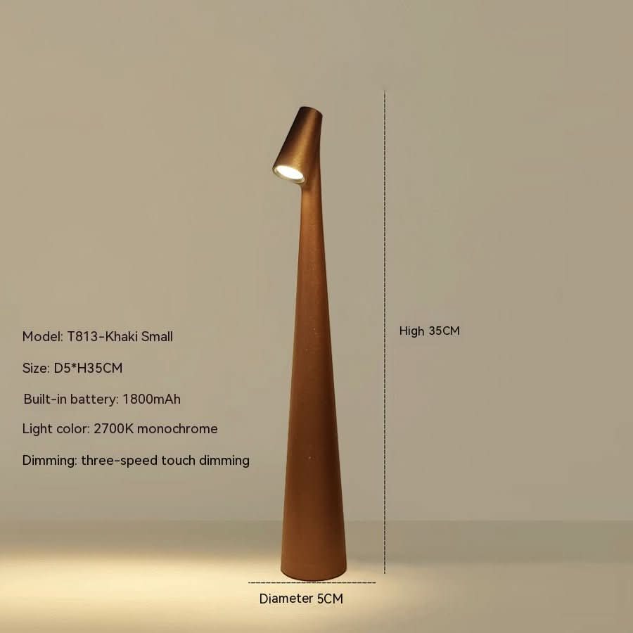 EVOLUCE oppladbar skrivebordslampe med forlenget batterilevetid