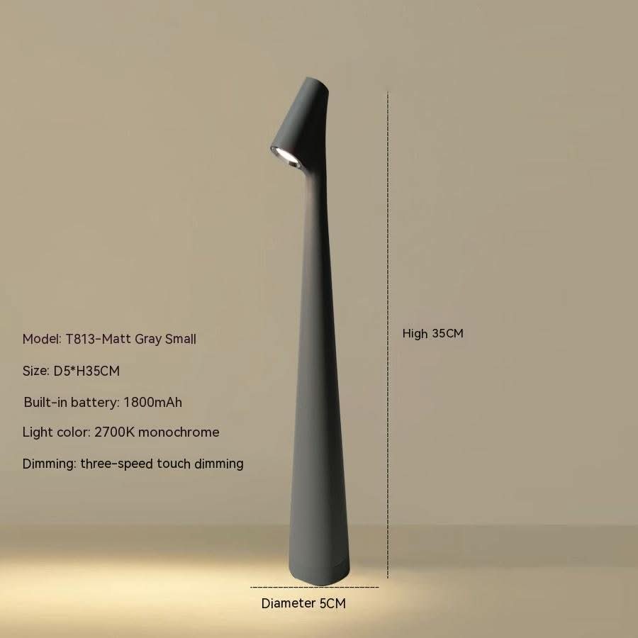 EVOLUCE oppladbar skrivebordslampe med forlenget batterilevetid