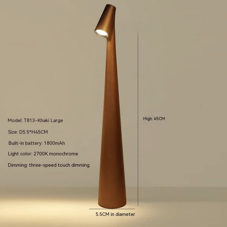 EVOLUCE oppladbar skrivebordslampe med forlenget batterilevetid