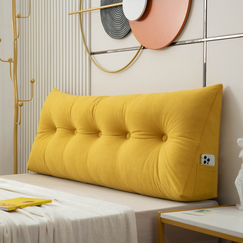 Luxury Wedge Pillow For Reading And Lounging Comfort