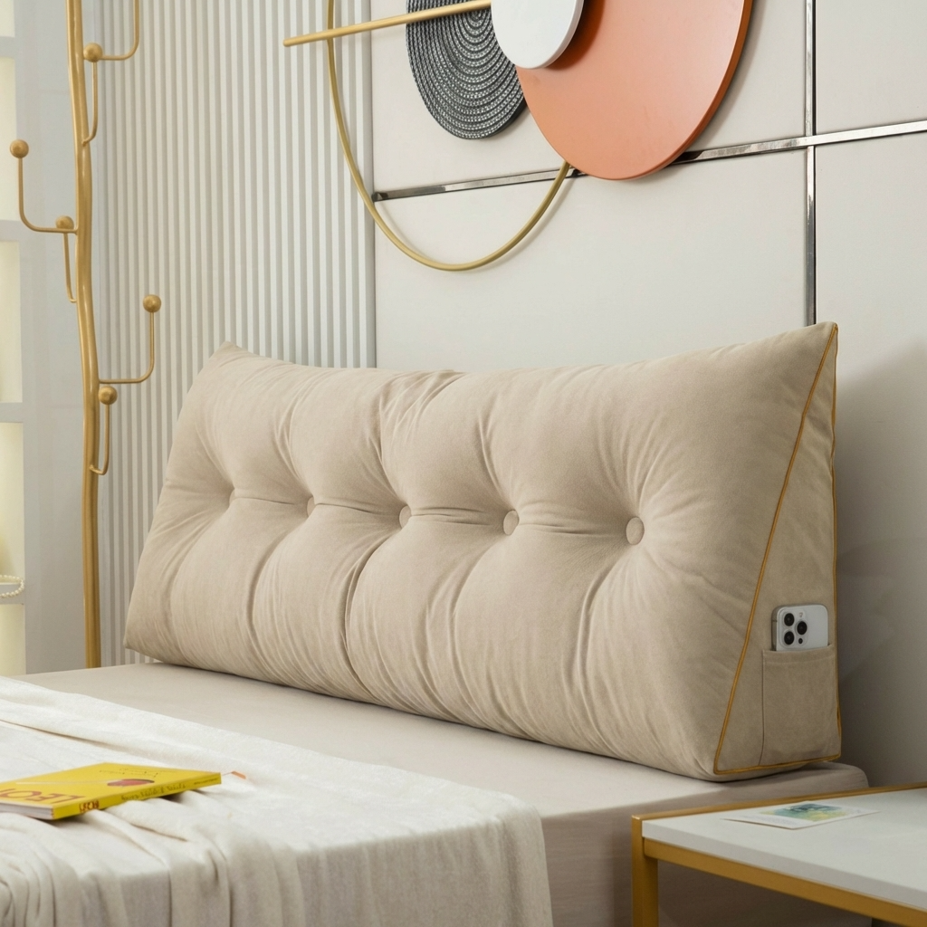 Luxury Wedge Pillow For Reading And Lounging Comfort