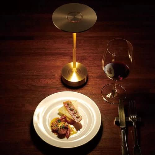 ECLARO Table Lamp With Rechargeable Dimmable LED Lighting