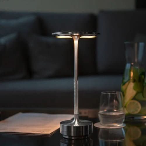 ECLARO Table Lamp With Rechargeable Dimmable LED Lighting
