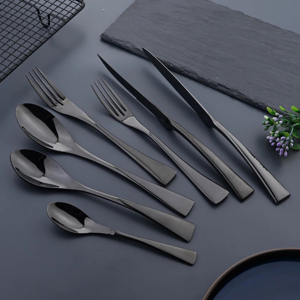 NOIRVIA Bestik i rustfrit stål til elegante borde
