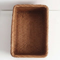 RUSTELLE Rattan Baskets For Chic Natural Storage Solutions