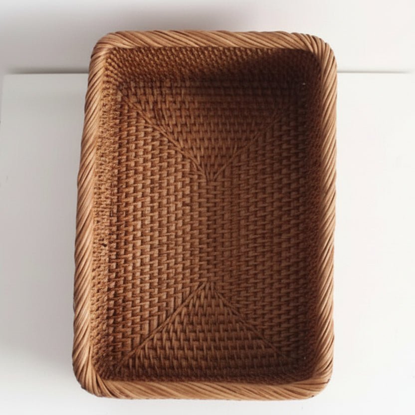 RUSTELLE Rattan Baskets For Chic Natural Storage Solutions