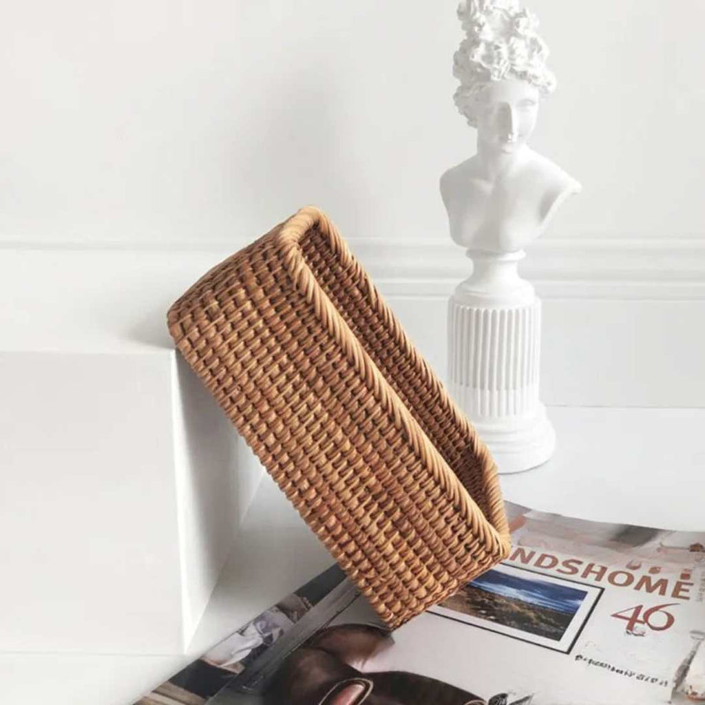 RUSTELLE Rattan Baskets For Chic Natural Storage Solutions