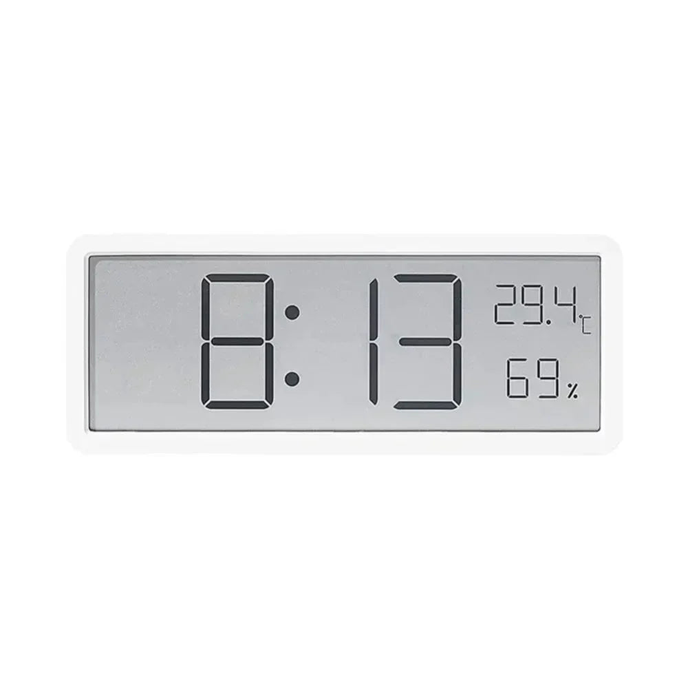 TEMPOTIX Digitale Wandklok met Duidelijke Tijd- en Temperatuurweergave