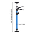 1/2 stk. Skabssupportstang i stål, teleskopisk justerbar skabsjekk til montering af skabe, understøtter op til 66 lbs pr. stang