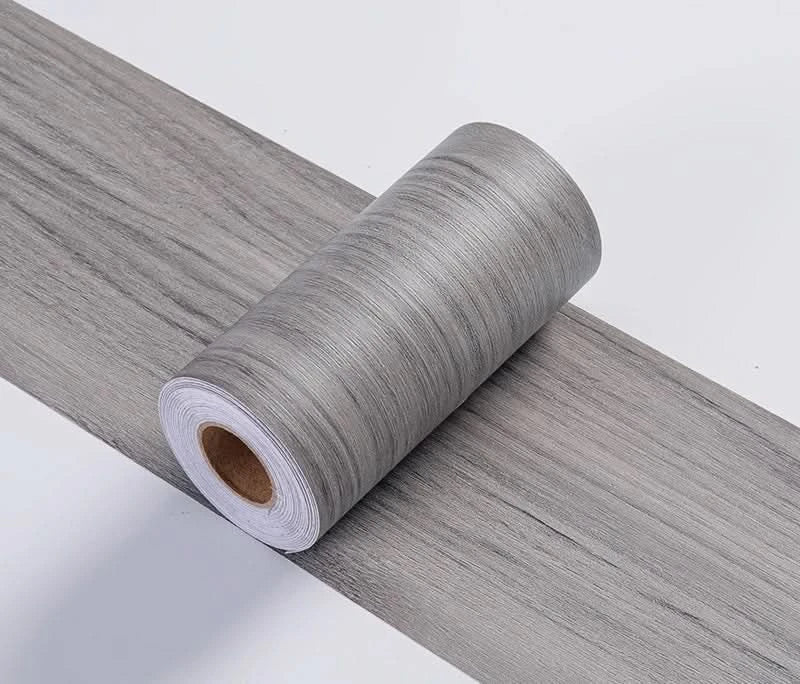 CasaForm Premium Wood Grain PVC Skirting Trim For Modern Decor